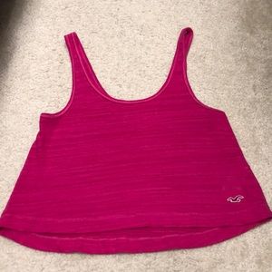 5 for $10 Pink hollister loose crop top